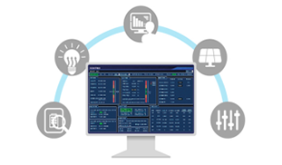 제 3차 지능형전력망 기본계획 5大 추진전략의 세번째 전력계통 시스템 디지털화를 설명하는 도표 중 하나이다. 차세대 EMS는 발전 계통망 배전소비자단 부하 등의 전력망 구성요소를 통합하여 관제하는 그림을 나타낸다.
